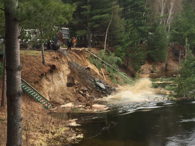 Crews Working to Save Homes in Combermere as Water Levels Continue Rise