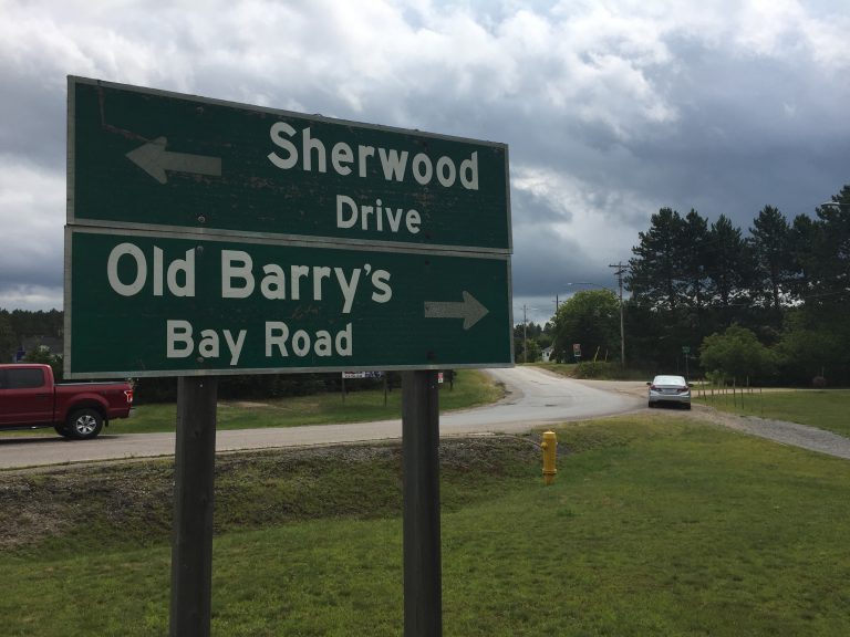 Old Barry’s Bay Road Construction Moving Well