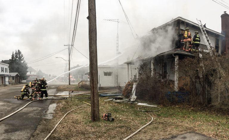 Volunteer Firefighters Praised After Wednesday’s Fire in Barry’s Bay