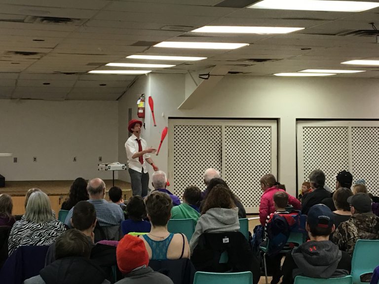 Packed House for Ventriloquist in Barry’s Bay