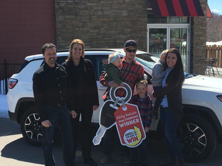 Killaloe Couple Wins SUV with Roll Up the Rim