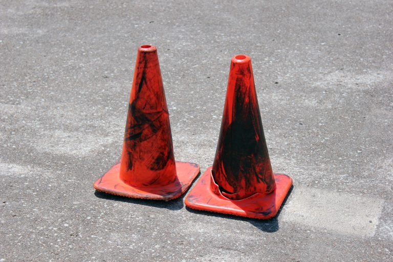 Traffic Cones Go Missing in Palmer Rapids