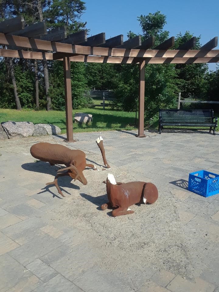 Weekend Mischief Leaves Deer Statues Destroyed