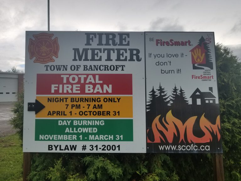 Bancroft Fire Department Explains What to do if You Catch Someone Burning During Daytime Burn Ban