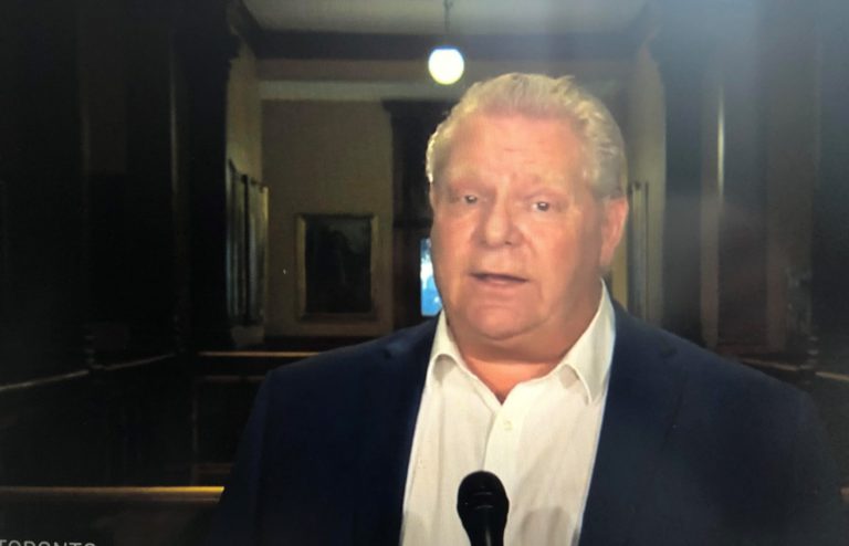 Premier “shocked” with masses in Toronto park, pleads for people to get tested
