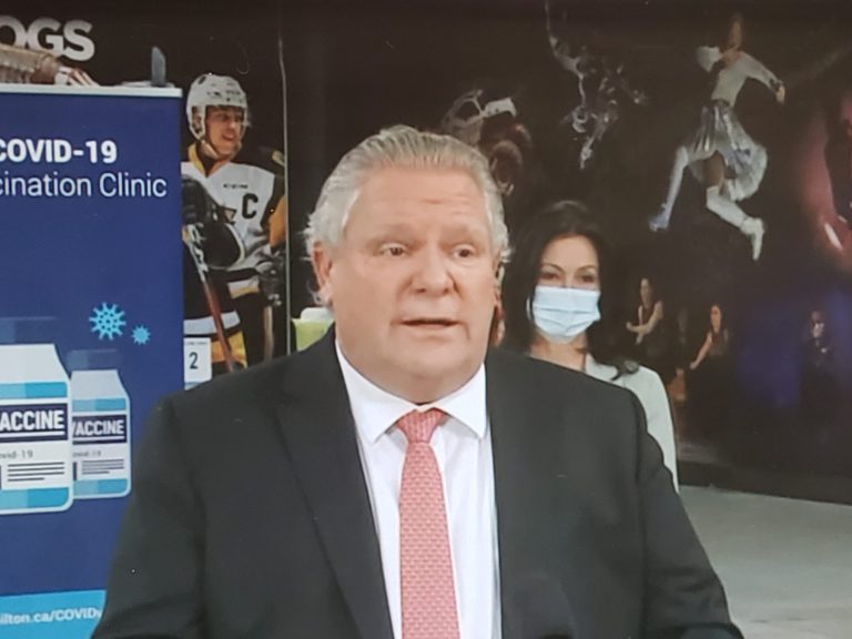 Premier Ford says 400,000 COVID-19 vaccine appointments booked since Monday