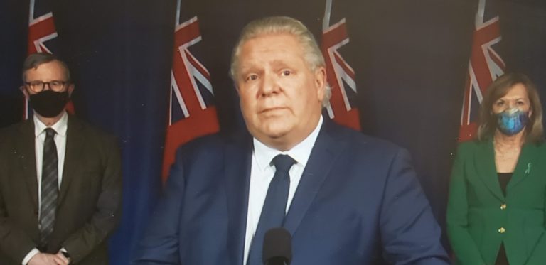 Ontario entering province-wide shutdown starting Saturday