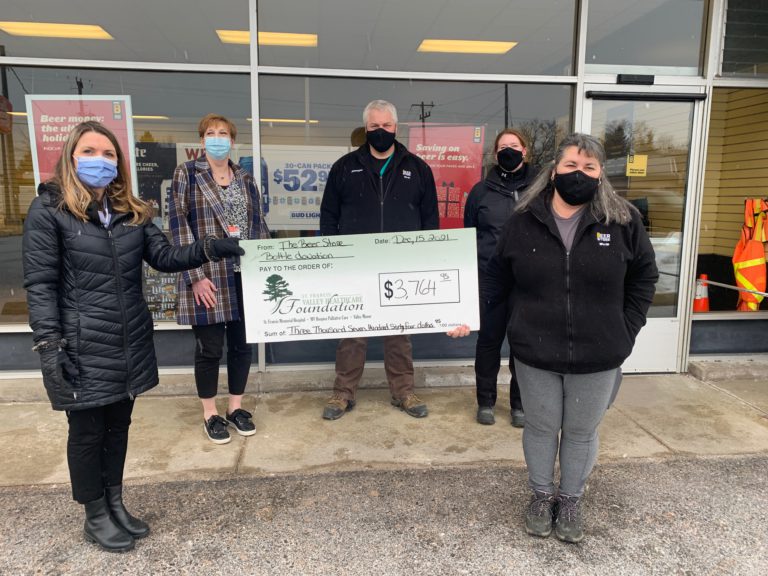 $3,764 raised by St. Francis Valley Healthcare Foundation bottle drive
