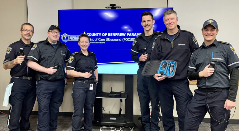 Renfrew County Paramedics now have ultrasounds
