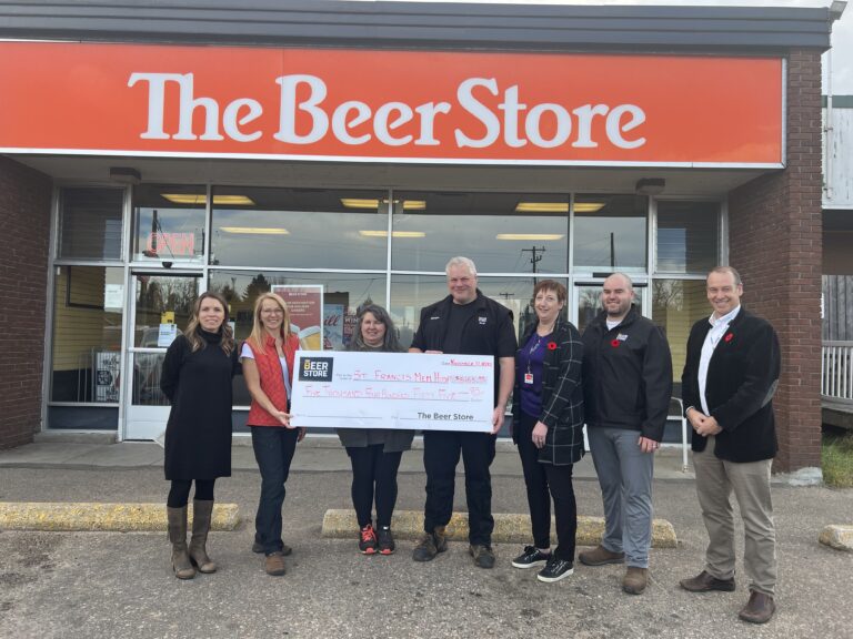 The Beer Store raises funds for St. Francis Valley Healthcare Foundation