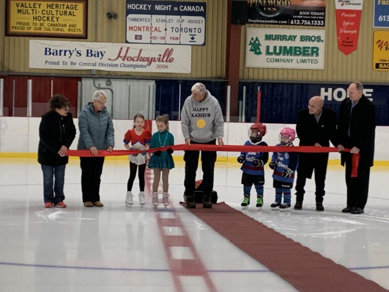 Madawaska Valley celebrates re-opening of Paul J. Yakabuski Community Centre rink
