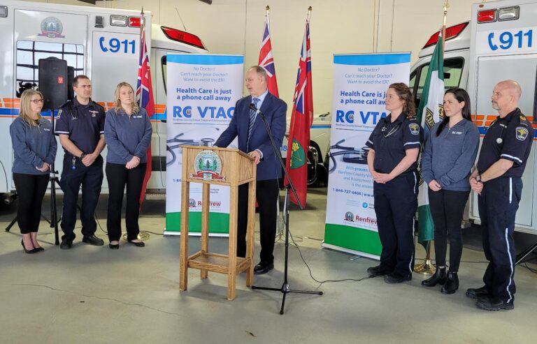 Province commits $3.2 million for Virtual Triage Centre