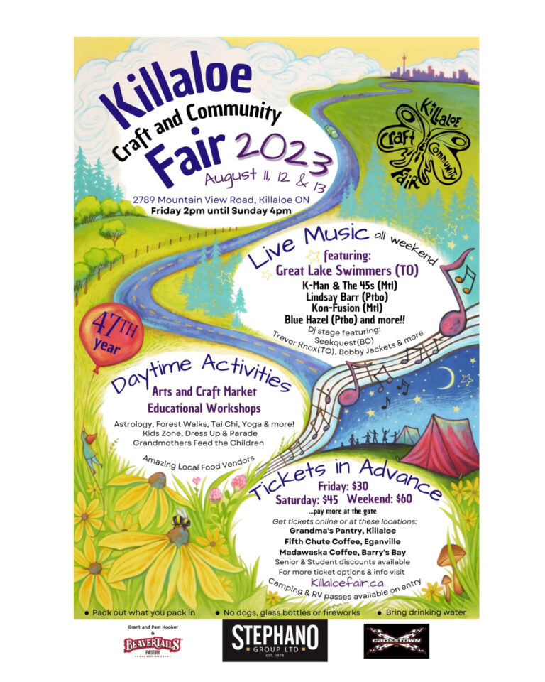 Killaloe Craft & Community Fair among fun events this weekend
