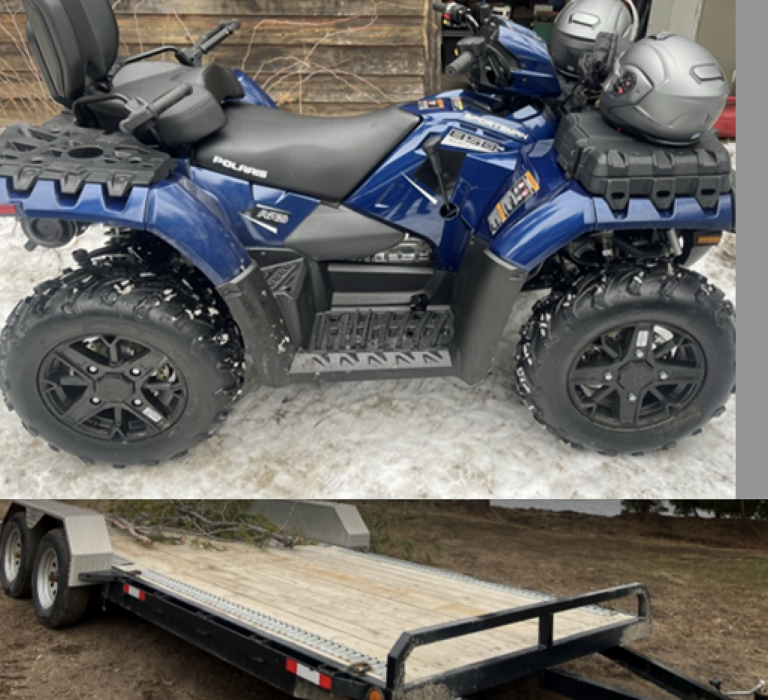 ATV and flatbed trailer stolen in Madawaska Valley 