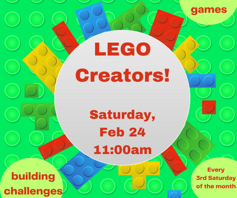 Lego creators drop in at the Barrys Bay Library this Saturday