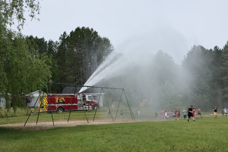 BLR Fire Department surprises students and joins in ‘water fight’ after class trip cancelled