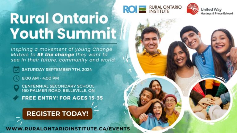 ‘Unique challenges’ of rural youth will be the focus at Belleville summit