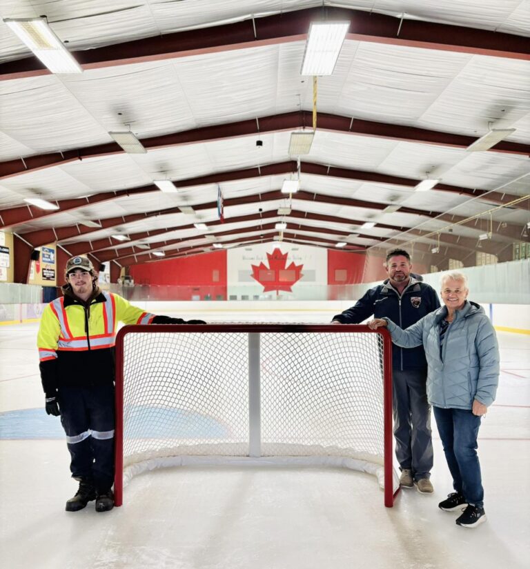 New nets will help out hockey practice at the arena
