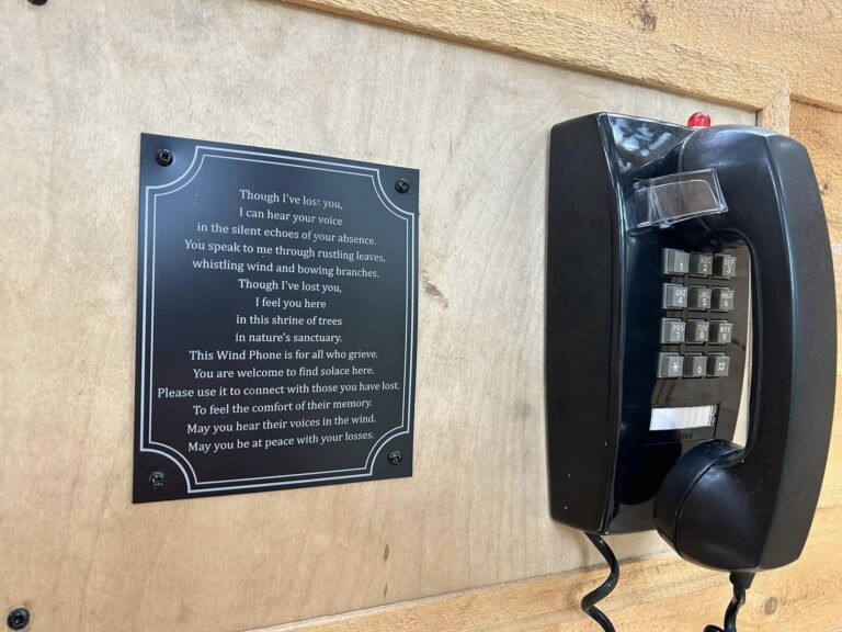Walking groups and wind phone’s: Innovative ways to help with grieving 