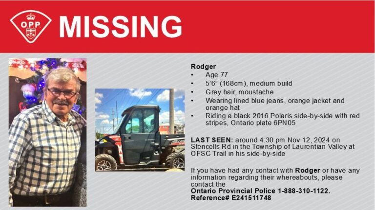 UPDATE:  Missing man FOUND