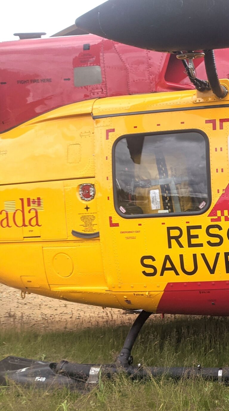 Injured Hiker airlifted from Frontenac Park Sunday evening 