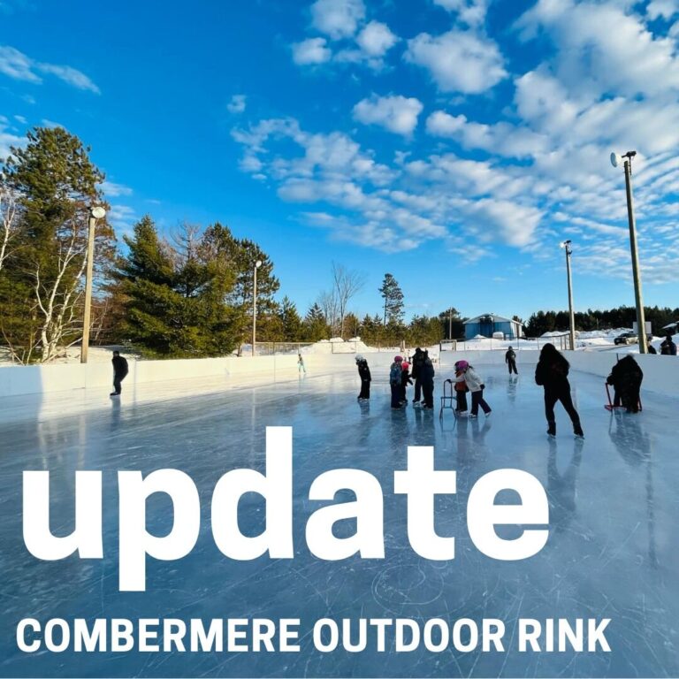 Combermere Outdoor Rink is now open 